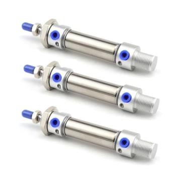 Imagem de Mini cilindro de aço inoxidável com amortecedor de ar MAC25*25/50/75/100/250/300-S-CA 1 peça (MAC25X250)
