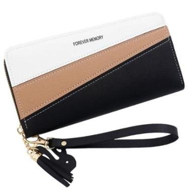 Imagem de Carteira Swg Estilosa Porta Cartão Com Zíper E Alça Feminina-Feminino