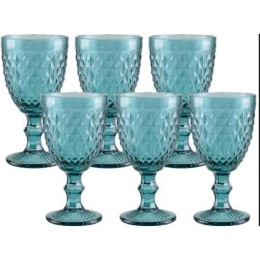 Imagem de Jogo de Taças Luxx Ellegance 330ml 6 und Cristal Green Metalizado