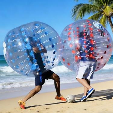 Imagem de SZCQ Apenas uma bola inflável com 1,5 m de diâmetro, bolas de futebol para adultos, crianças, bolhas, brinquedo inflável, bolas de playground, bola humana, hamster, bola zorb ao ar livre