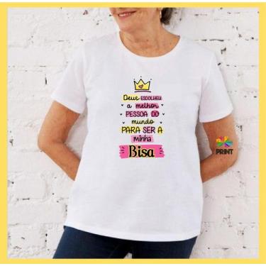 Imagem de Camiseta Adulto Deus escolheu a melhor Pessoa do Mundo para Ser minha 