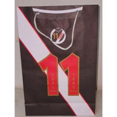 Imagem de 10 Sacolas Temáticas Lembrancinha Festa Vasco Sacolinhas - Sacola Pape