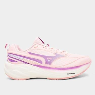 Imagem de Tênis Infantil Mizuno Space 5, Rosa, 29