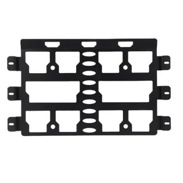 Imagem de Asixxsix Substituição da Placa de Montagem para Caixa de Ferramentas de Embalagem, Capacidade de Aço Carbono de 100 Libras Com Suporte de Cama de Caminhão de Piso de Parede Flexível,