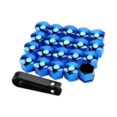 Imagem de Capas Protetoras Antiferrugem Para Porcas De Roda De Carro 20 Peças, C