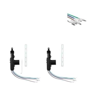 Imagem de Kit Atuador Elétrico De Travamento Central Remoto 12V Reforçado Para C