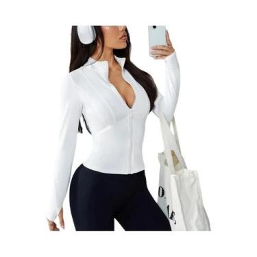 Imagem de Jaqueta Feminina De Corrida De Secagem Rápida E Efeito Modelador, Top 