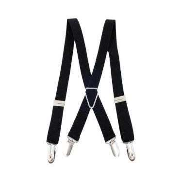Imagem de Suspensórios Elásticos Ajustáveis Em X Para Calças, 2025, Unissex, 2,5