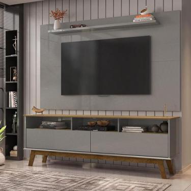 Imagem de Conjunto Sala Rack Painel Elegant para TV até 65 Polegadas - Móveis Be