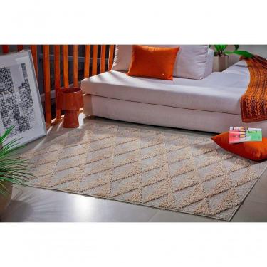 Imagem de Tapete Relevo Jazz Perola/ Cinza 1,50 X 2,00 Des 13 