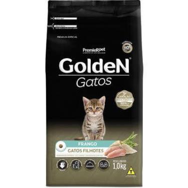 Imagem de Ração seca Golden para gatos filhotes sabor frango 1kg.