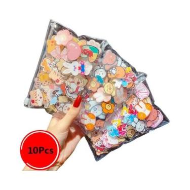 Imagem de Broches De Acrílico De Animais Fofos Para Crianças, 10-100 Peças Para 