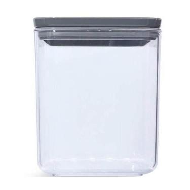 Imagem de Porta Mantimentos Hermético Pequeno Cristal 1L Pote para Alimentos Qua