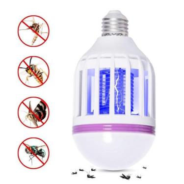 Imagem de Lâmpada Led Mata Pernilongo Mosquito Uv Potente 15W