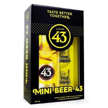 Imagem de Kit Licor 43 700ml Com 2 Canecas 