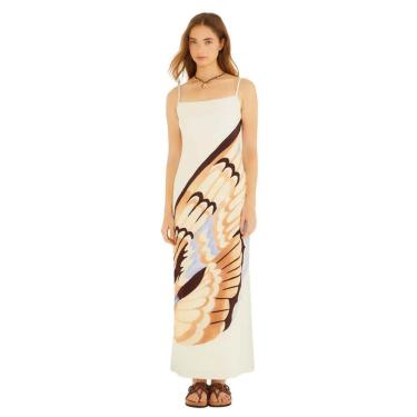 Imagem de Vestido Farm Rio Midi Estampado Asa De Borboleta-Feminino