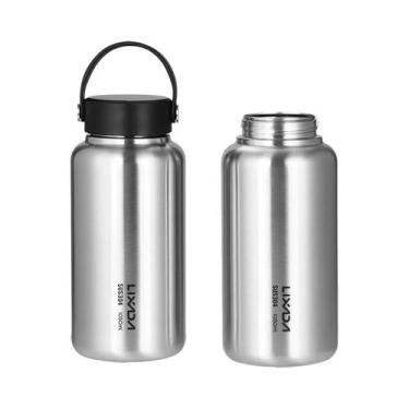 Imagem de Garrafa De Água Esportiva De Aço Inoxidável De 1050ml À Prova De Vazam