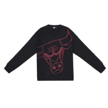 Imagem de MOLETOM NEW ERA CARECA CHICAGO BULLS NBA PRETO-Unissex