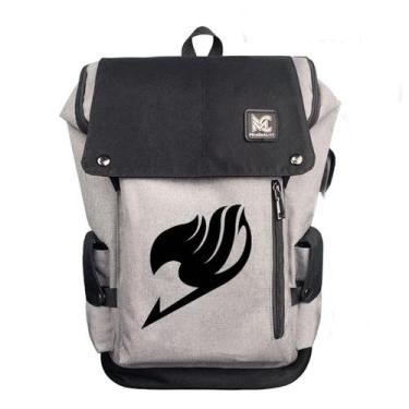 Imagem de Mochila escolar Fairys Tails Anime para crianças 32x16x44cm - yiweisai