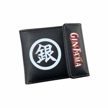 Imagem de Carteira Gintamas Anime Characters Slim BiFold Multi PU - Yiweisai
