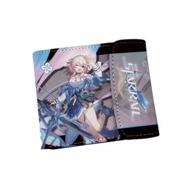 Imagem de Carteira Honkais Stars Rails Anime Characters Slim BiFold - Yiweisai