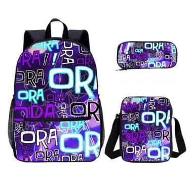 Imagem de Conjunto de mochilas Jojo's Bizarre Adventure Anime School - Yiweisai