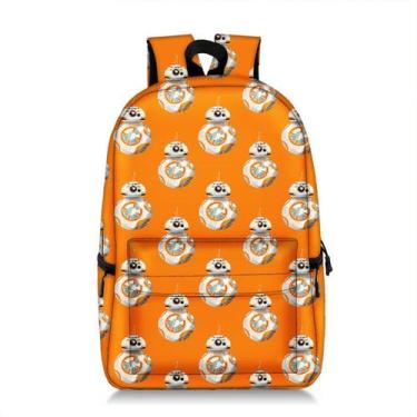 Imagem de Mochila escolar Anime BB8 para crianças, mochila escolar casual - yiwe