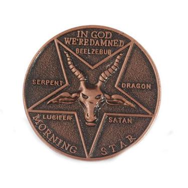 Imagem de Coin Lucifer's Morning Star Satan Pentecostes Anime 3,8 cm - yiweisai