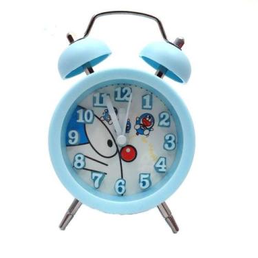 Imagem de Despertador Doraemonss Twin Bell Non-Tick Analogue - yiweisai