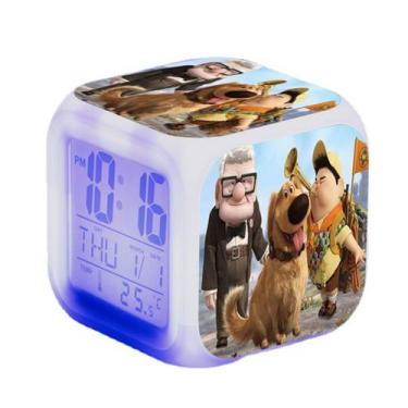 Imagem de Despertador Dugs Days Square LED digital com alarme 8x8x8cm - yiweisai
