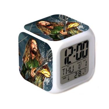 Imagem de Despertador Strangers Anime Digital LED com temperatura - yiweisai