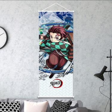 Imagem de Pintura de parede em tela Demon Slayers Kamados Tanjirou - yiweisai