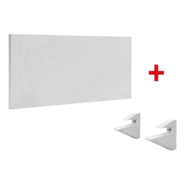 Imagem de Prateleira Mdp 60x30 + Suporte Em Abs Brasforma Kpbb60X30