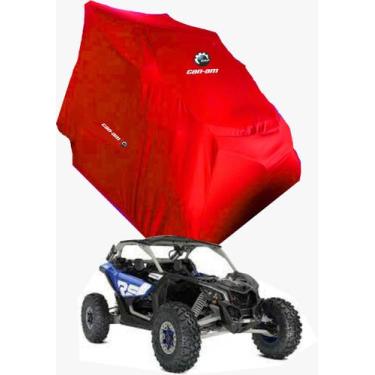 Imagem de Capa de utv brp x3 rs , Vermelho, 2 Lugares