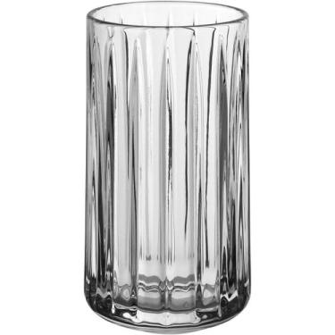 Imagem de KIT 6 PEÇAS COPO ALTO HOME&CO LAPIDADO VIDRO 350ml 14x7x7cm TRANSPAREN