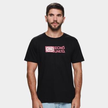 Imagem de Camiseta Ecko Unltd Eckoold Masculina, Preto, G