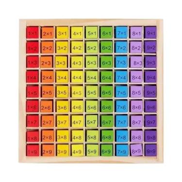 Imagem de Brinquedos De Matemática De Madeira Montessori Para Crianças, Tabela D