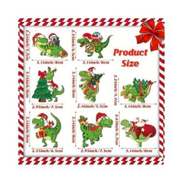 Imagem de Decorações De Natal De Dinossauros Para Árvore De Natal, 12, 24 Ou 36 
