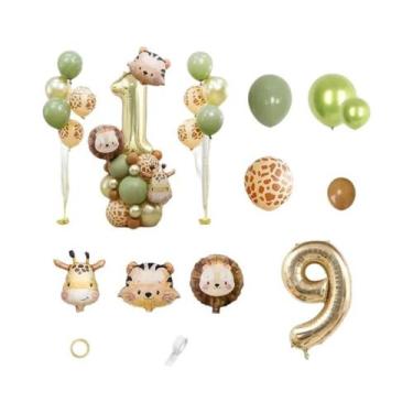 Imagem de Decoração De Festa De Aniversário Para Meninos Com Tema De Selva, 38 P