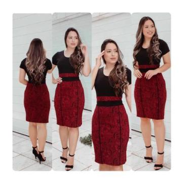 Imagem de Vestido Conjunto Roupas Femininas Moda Evangélica Atacado - Moda Fashi
