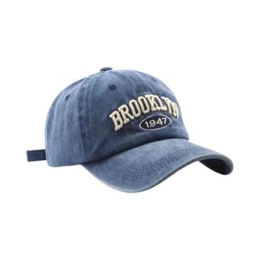 Imagem de Boné de Beisebol Unissex Ajustável Brooklyn - Bordado - Proteção Solar