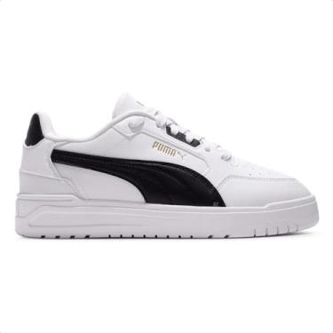 Imagem de Tênis Puma Shuffle Downtown Masculino, Branco, Preto, 38