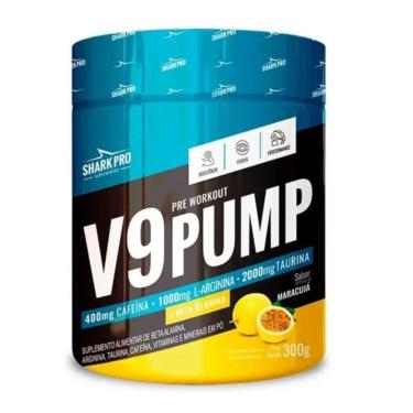 Imagem de V9 Pump Pre Treino 300g Maracuja - Sharkpro Suplementos