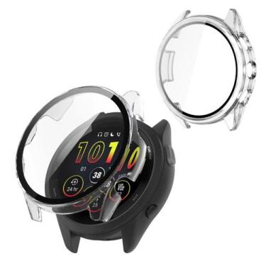Imagem de Case proteção para Garmin Forerunner 165 - Acrílico c/ vidro Case Garm