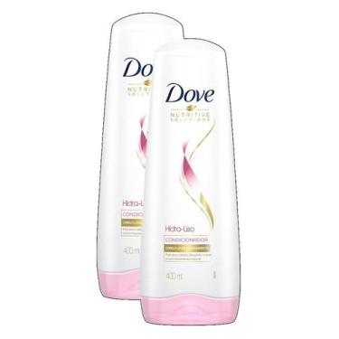Imagem de kit 2 Condicionador Dove Hidra liso Hialurônico 400ml