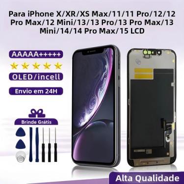 Imagem de Tela De Exibição OLED LCD Para iPhone X XR XS MAX 11 11 pro 12 pro 12 