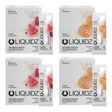 Imagem de LIQUIDZ - Eletrólitos Zero Açúcar 2 Sabores - 4Cx - 56 Sachês-Unissex
