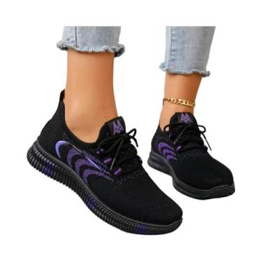 Imagem de Tênis Casuais Femininos Confortáveis E Respiráveis, Leves E Resistente