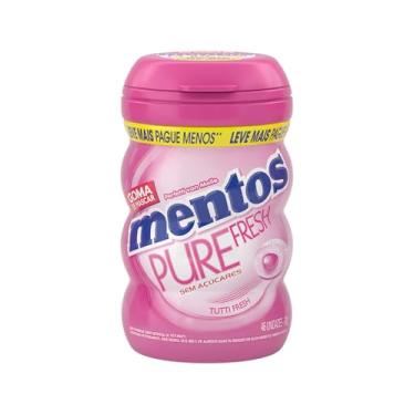 Imagem de Gomas de Mascar, Mentos, Pure Fresh, Sem Açúcar, Sabor de Tutti-Frutti - 92g | 46 Unidades