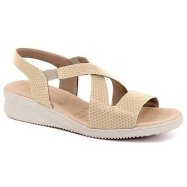 Imagem de Sandália Feminina Usaflex AE2034 Plataforma Couro-Feminino